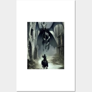 Dragon and Archer Posters and Art